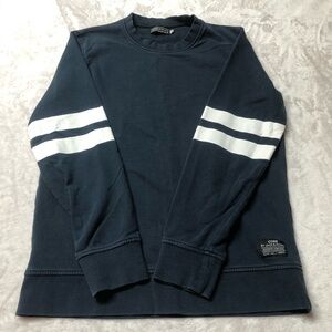 Jack & Jones Navy & White Sweatshirt Size Med